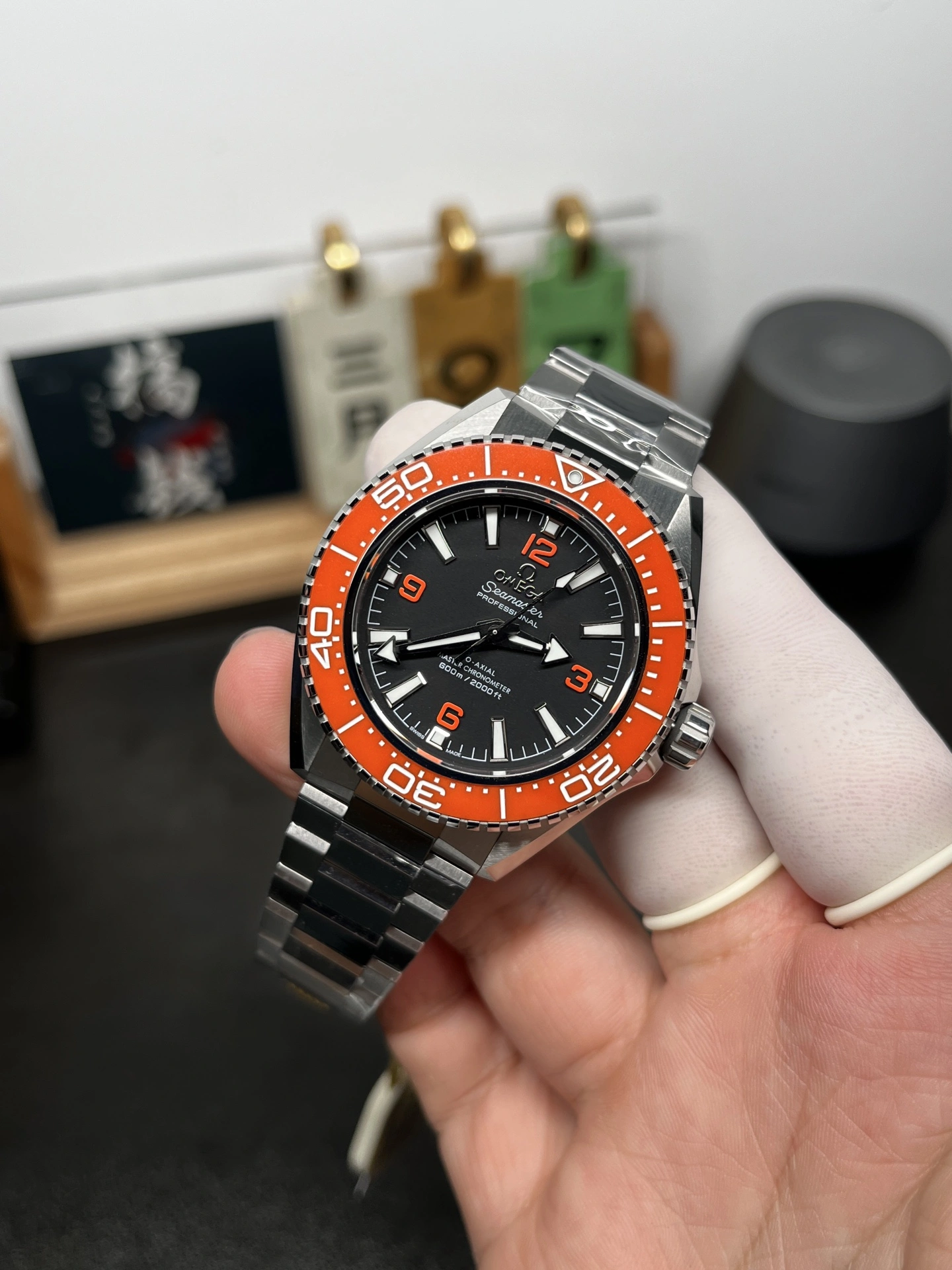 CBD Factory Omega Seamaster Planet Ocean 600M 42mm Black Dial Orange Arabic Numerals Orange Ceramic Bezel (217.30.42.21.01.003) 1:1 Super Clone – DD8912 Movement Efficient 296
